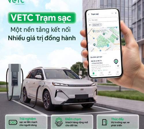 HẠ TẦN TRẠM SẠC TRÊN VETC APP